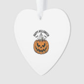 Joyeux visage de citrouille d'Halloween Création v (devant)