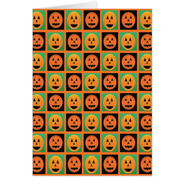 Joyeux visage de citrouille Halloween (Devant)