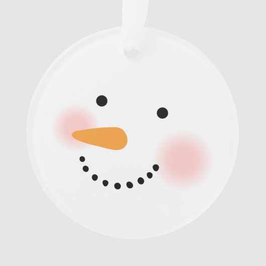 Joyeux visage de Snowman (devant)