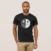 Joyeux visage triste T-shirt (Devant entier)