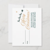 Joyeux voeux de Noël Carte de vacances (Devant)