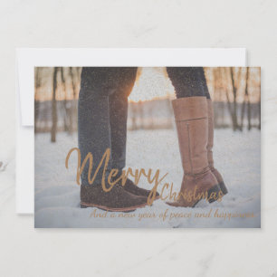 Joyeux voeux de Noël Carte de voeux de vacances