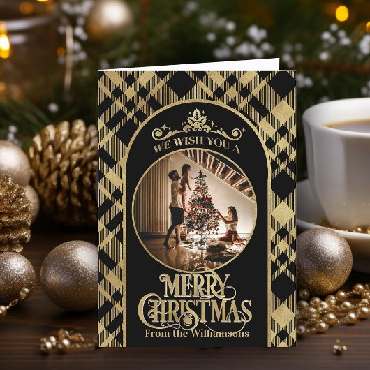 Joyeux voeux de Noël Photo Carte de Noël