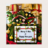 Joyeux voeux de Noël pour des voeux heureux (Outside Unfolded)