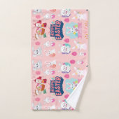 Joyeux voeux de Pâques - Motif Funny Bunny Pâques (Serviette à main)