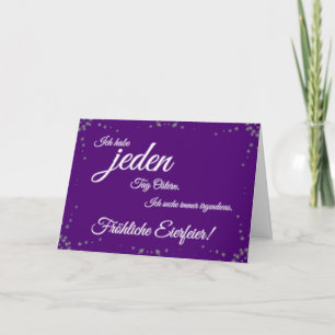 Joyeux vœux de Pâques pour vos proches ! Carte