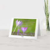 Joyeux vœux de Pâques pour vos proches ! Carte (Dos)