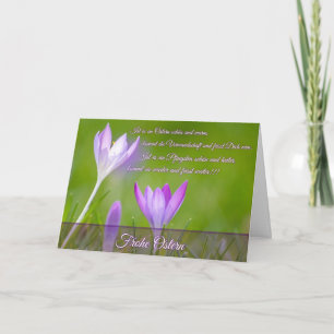 Joyeux vœux de Pâques pour vos proches ! Carte