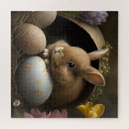 Joyeux voeux de Pâques Puzzle (Horizontal)