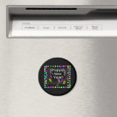 Joyeux voeux du Nouvel An Magnet (In Situ (Lave-vaisselle))