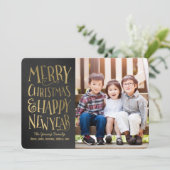 Joyeux voeux Editable couleur Cartes photos de Noë (Debout devant)