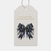 Joyeux Witchmas – Étiquette Cadeau Sorcière Gothiq (Dos)