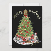 Joyeux Woofmas modèle de chien - Collie (Dos)