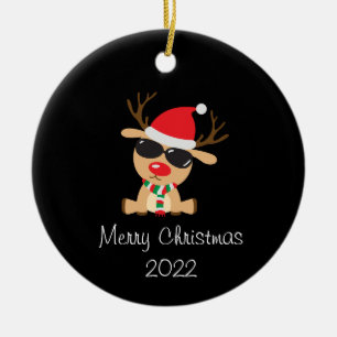 joyeux xmas 2022 ornement céramique