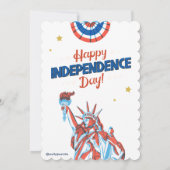 #JoyeuxFêteDeLindépendance Invitation (Dos)