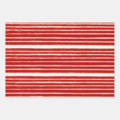 JOYEZ CHRISTMAS Enveloppement Papier plat Ensemble (Devant 3)