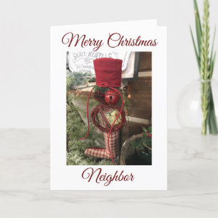 JOYEZ NOËL À LA CARTE DE VACANCES *VOISIN*