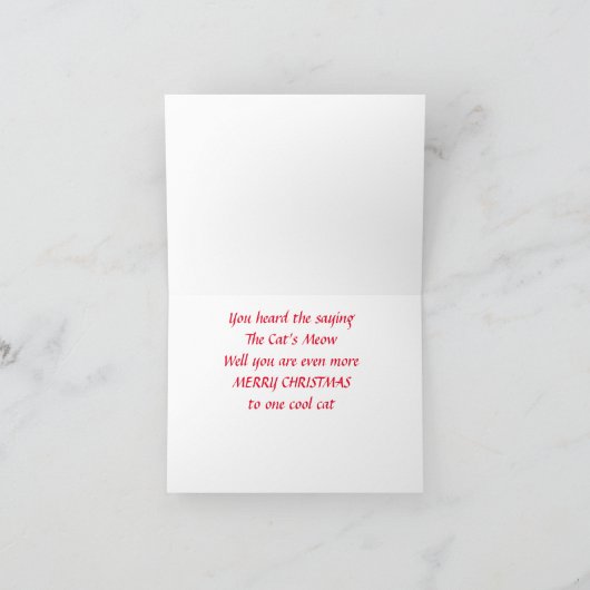 JOYEZ NOËL À UNE CARTE SPÉCIALE "TWIN" (Intérieur)