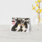 JOYEZ NOËL À UNE CARTE SPÉCIALE "TWIN" (Fleur jaune)