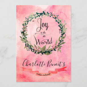 Joyful 2 Cookie Exchange uitnodiging