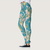 Joyful abstract flower - ontwerp leggings (Links)