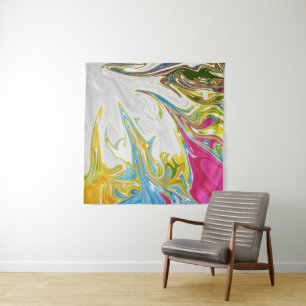 Joyful Abstract schilderen Beste kleurrijke fijn Wandkleed