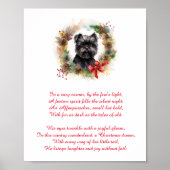 Joyful Affenpinscher: Het perfecte kerstgezelschap Poster (Voorkant)