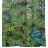 Joyful African Oerwoud Douchegordijn (Voorkant)