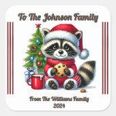 Joyful and Colorful Sticker for Christmas Gifts (Devant)