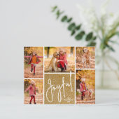 JOYFUL Cartes de fin de année du budget or (Debout devant)