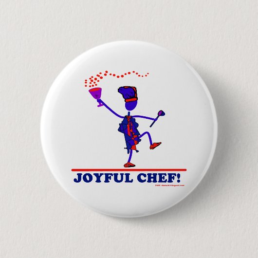 Joyful Chef Ronde Button 5,7 Cm (Voorkant)