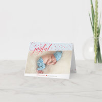 JOYFUL CHRISTMAS FAMILIE FOTO trendy leuk type