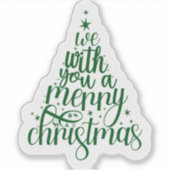 Joyful Christmas Festive Sticker (Devant)
