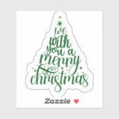Joyful Christmas Festive Sticker (Feuille)