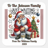 Joyful Christmas Sticker for Gifts (Devant)