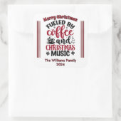 Joyful Coffee Vibes Holiday Stickers (Sac)