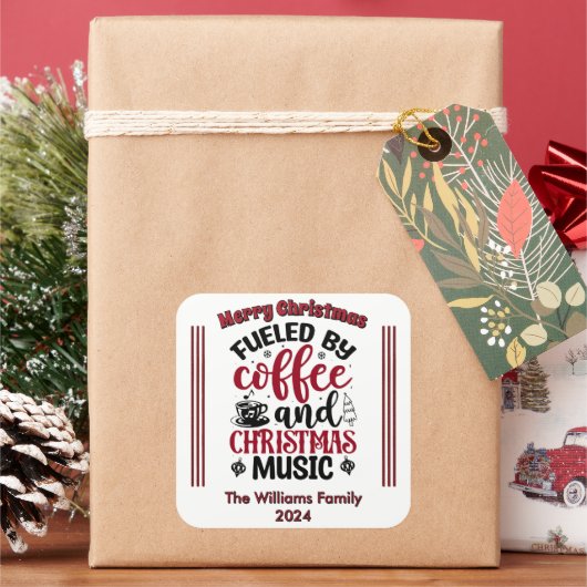 Joyful Coffee Vibes Vakantie Stickers (Feestdagen)