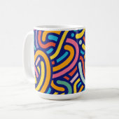 Joyful Color Pattern Mug (Devant gauche)