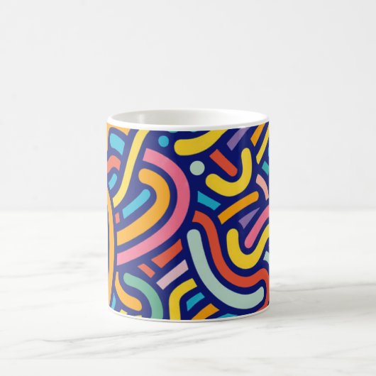Joyful Color Pattern Mug Koffiemok (Center)