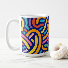 Joyful Color Pattern Mug Koffiemok