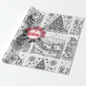 Joyful Colors Christmas Wrap Cadeaupapier (Uitgerold)