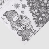 Joyful Colors Christmas Wrap Tissuepapier (Detail)