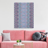 Joyful Confetti Mosaic II Stretched Canvas Print (Insitu (Woonkamer))