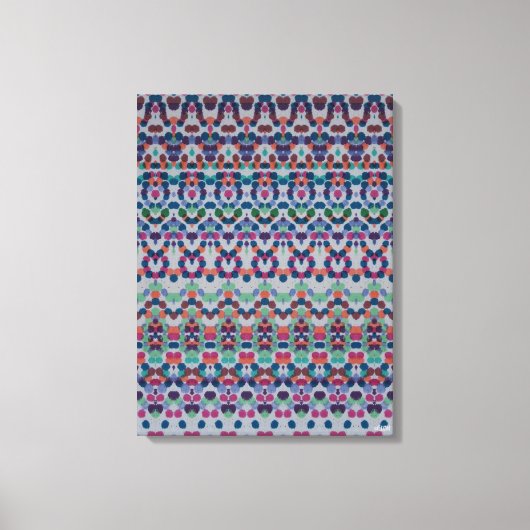 Joyful Confetti Mosaic IV Canvas Print (Voorkant)