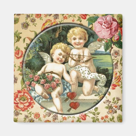 Joyful Cupid  Custom Magnet Magneet (Voorkant)