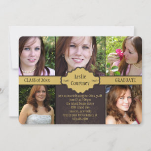 Joyful Day Foto Afstuderen Uitnodiging