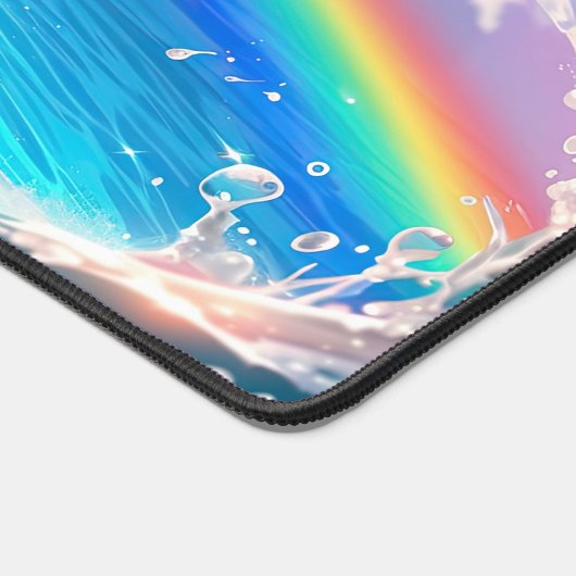 Joyful Dolphin Desk Mat