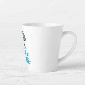 Joyful Dolphin Splash - Latte Mug Mok