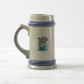 Joyful Dolphin Splash - Mug (Gauche)