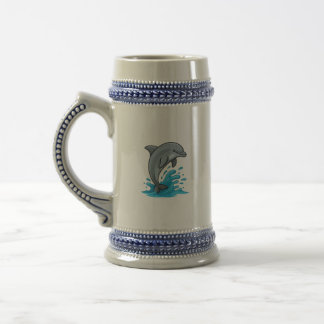 Joyful Dolphin Splash - Mug Bierpul